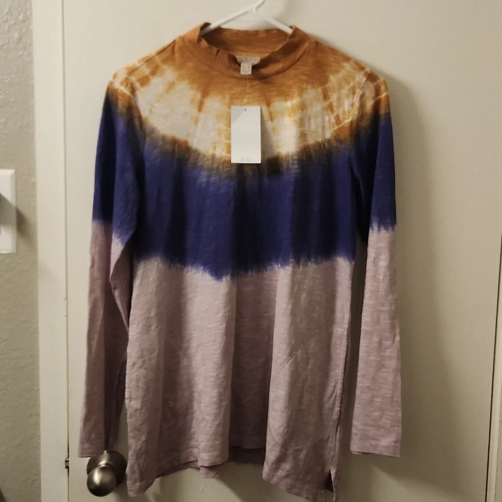 Logo Lori Goldstein xs tie dye long sleeve